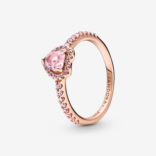 Diva Rose Gold Heart Ring