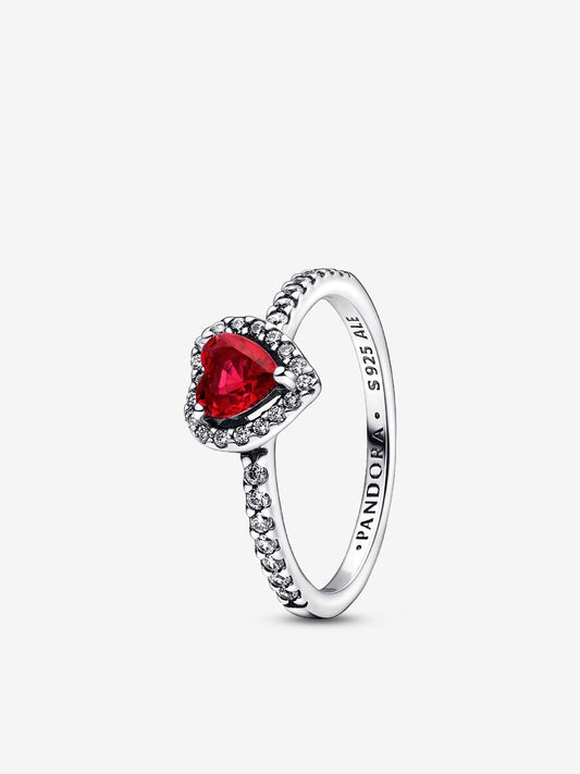 Diva Red Heart Ring