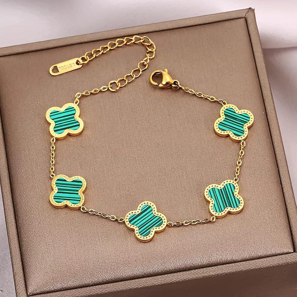 Clover Bracelet Green