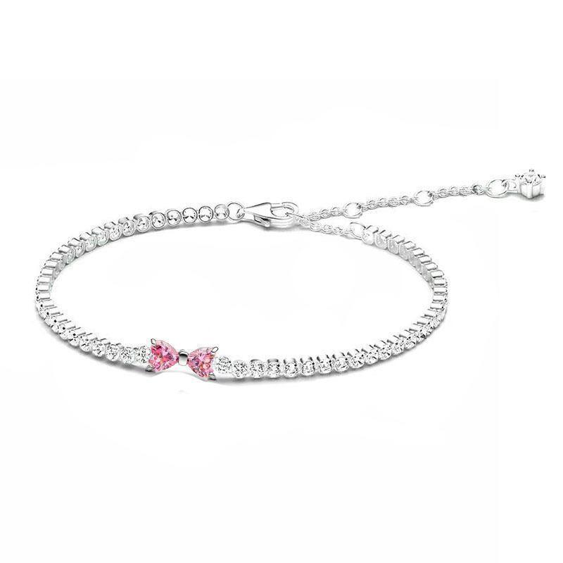 Diva Pink Bow Bracelet