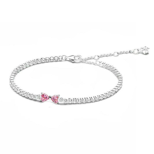 Diva Pink Bow Bracelet