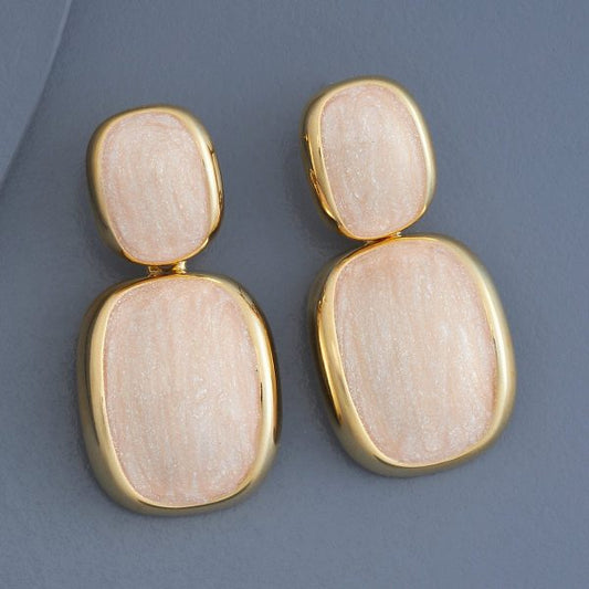 Diva Rectangular Drop Earrings