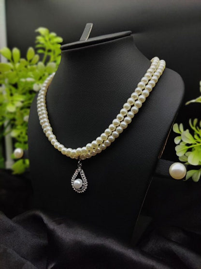 Diva Exquisite Pearl Necklace Set